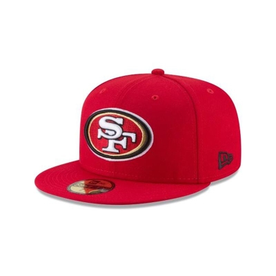 Red San Francisco 49ers Hat - New Era NFL 59FIFTY Fitted Caps USA9473160